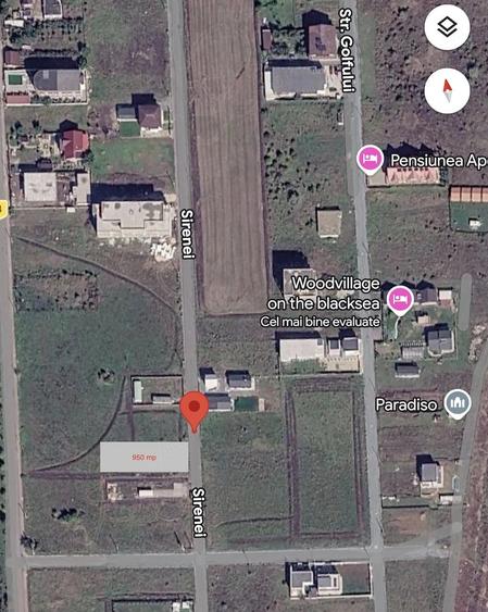 Teren de vanzare 950 mp in Costine?ti, zona Golful Francezului - langa Complex Sirenei Residence - 1
