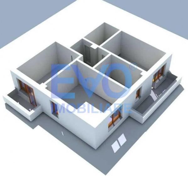 Apartament 3 camere, 70mp, 2 balcoane, lo de parcare, AC, V - 6