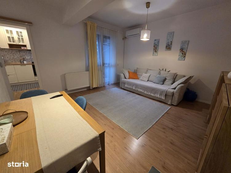 Apartament cu 2 camere semidecomandat, mobilat în Dobroești