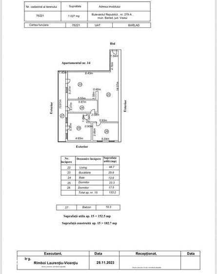 Apartamente 3 camere bloc nou - 1