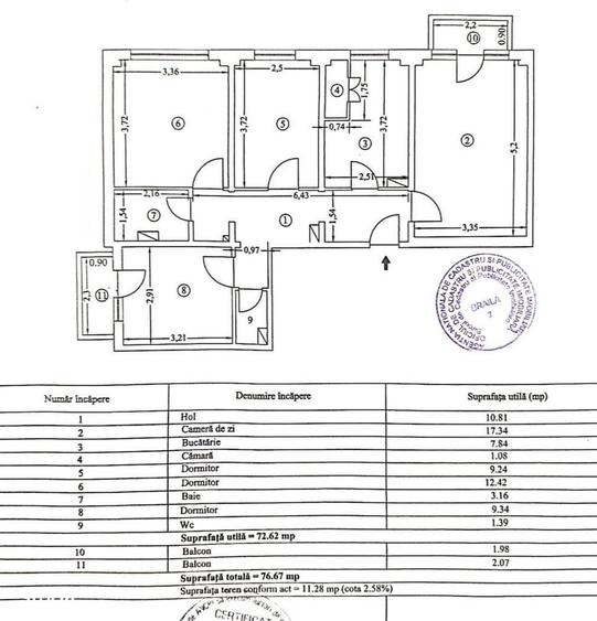 Apartament cu 4 camere decomandat în Exterior Vest