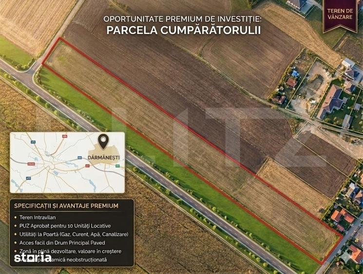 Teren de 14404 mp, în Dărmănești