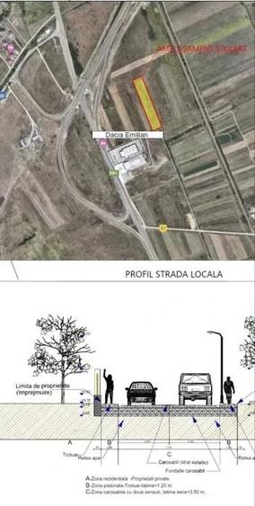 Teren de 413 mp, în Mohu