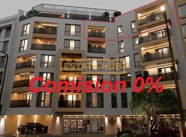 Apartament cu 4 camere semidecomandat în Central
