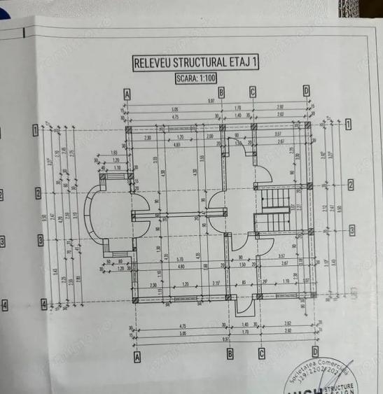 Casă cu 2 camere cu Teren 1267 Mp în Ciorani