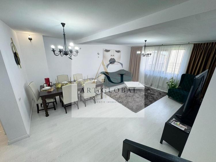 Duplex cu 4 camere cu Canalizare în Domnești