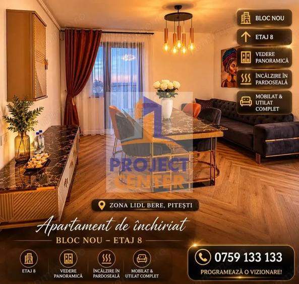 Apartament cu 2 camere semidecomandat în Bere