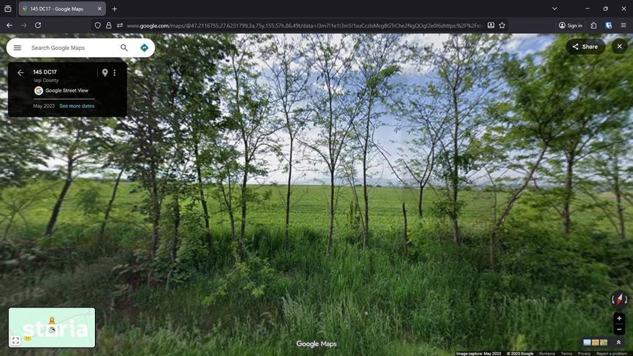 Teren de 7200 mp, în Aroneanu