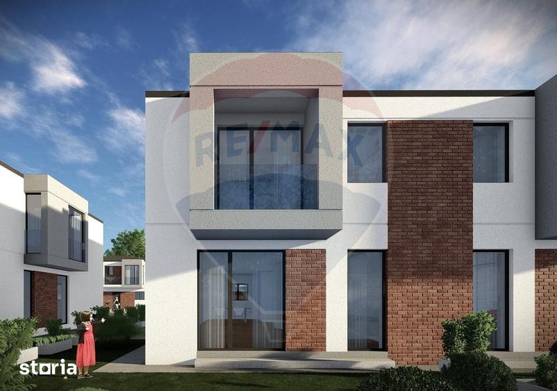 Casă cu 4 camere cu Teren 187 Mp în Tunari