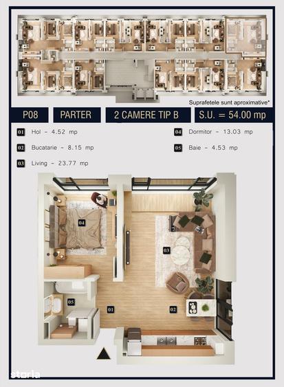 Apartament 2 camere | finisaje moderne | Bloc nou | Oferta | Calitate - 4