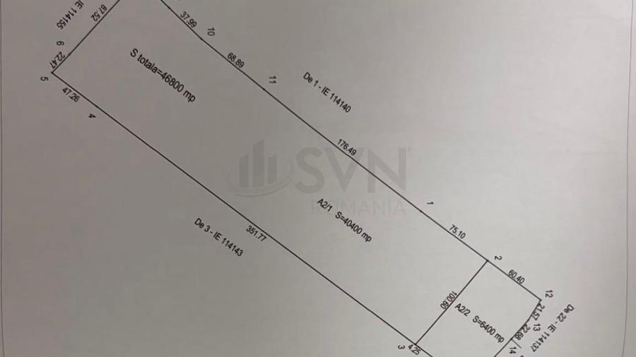 Teren Construcții intravilan de 46800 mp, în 23 August