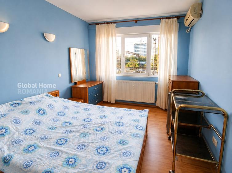 Apartament cu 3 camere semidecomandat, mobilat în Victoriei