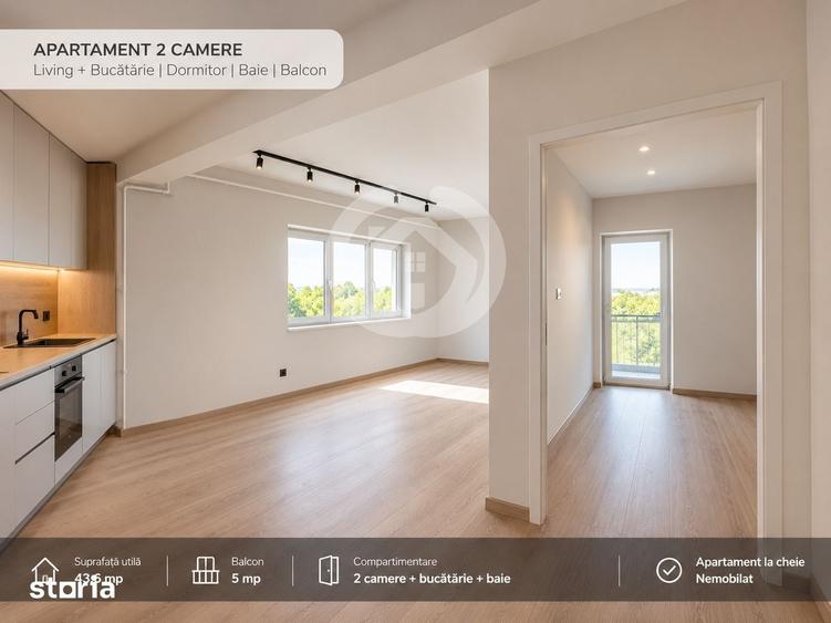 Apartament cu 2 camere în Țiglari