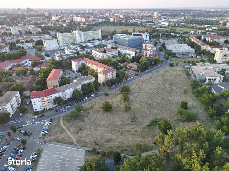Teren de 3855 mp, în Spitalul Județean