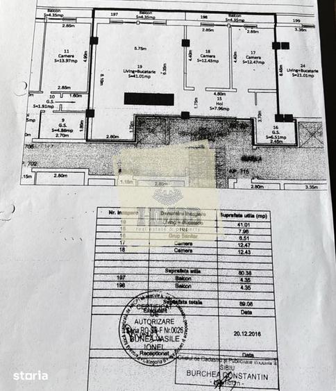Apartament cu 3 camere decomandat, mobilat în Central