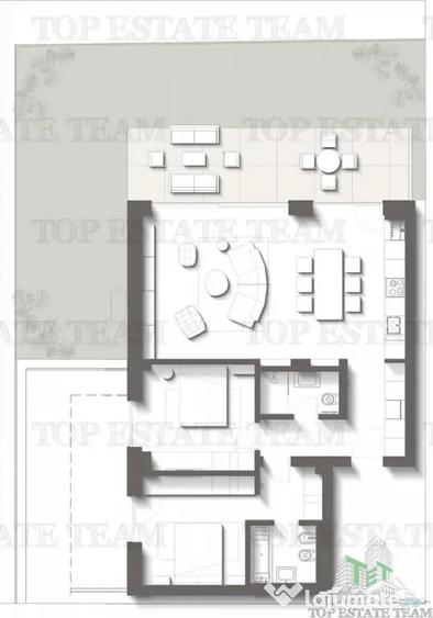 Apartament cu 3 camere decomandat în Central