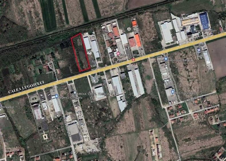 Teren Construcții intravilan de 14710 mp, în Lugojului