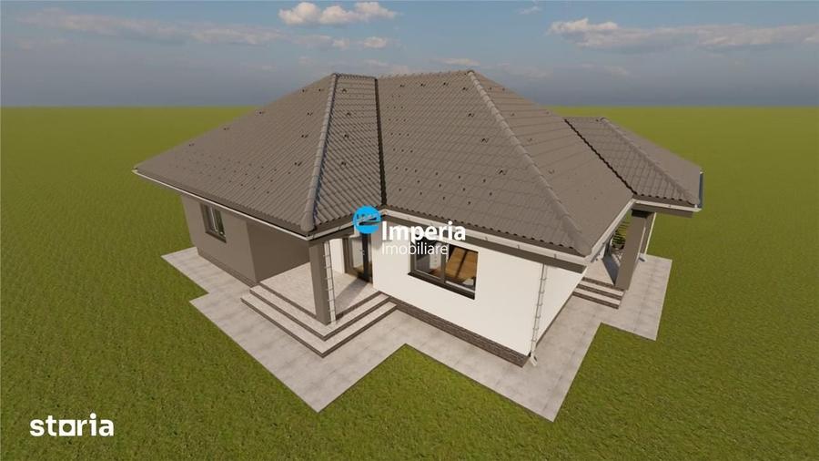 Casă cu 4 camere cu Teren 500 Mp în Bârnova