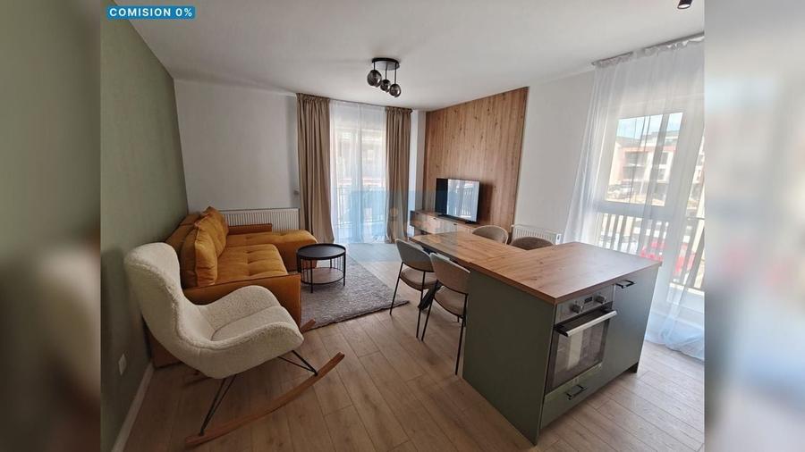 Apartament cu 3 camere semidecomandat, mobilat în Florești