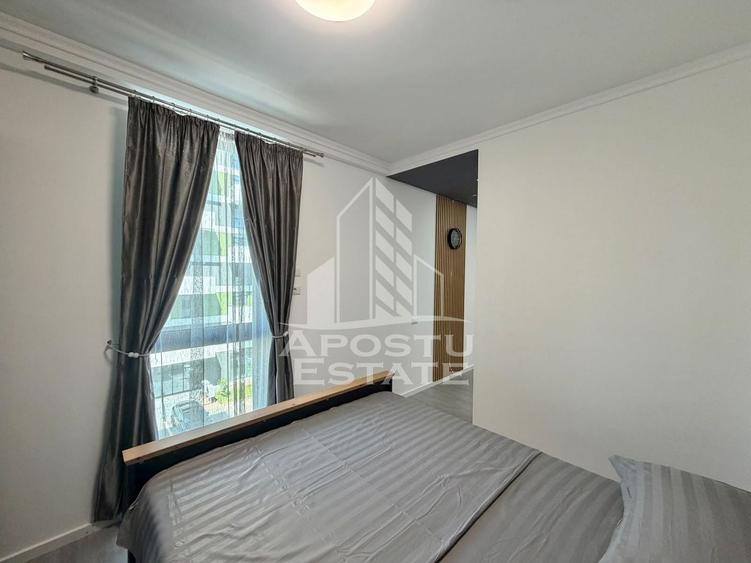 Apartament cu 2 camere semidecomandat, mobilat în Torontalului