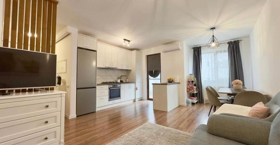 Apartament cu 2 camere semidecomandat, mobilat în Florești — fotografia 1