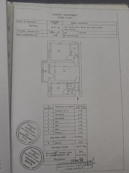 Apartament cu 2 camere semidecomandat în Ultracentral