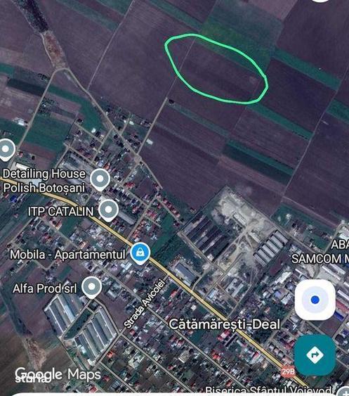 Teren de 10000 mp, în Mihai Eminescu