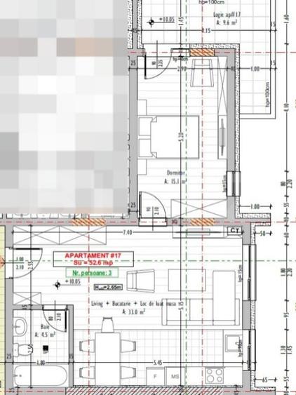 Apartament cu 2 camere semidecomandat în Florești — fotografia 1