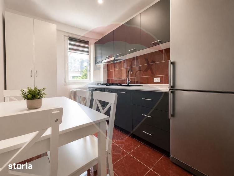 Apartament cu 2 camere semidecomandat, mobilat în Griviței