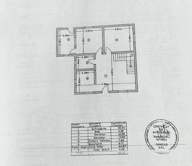 Casă individuală cu 7 camere cu Teren 420 Mp în Buturugeni