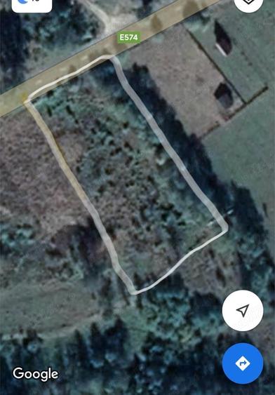 Teren de 3600 mp, în Hârja