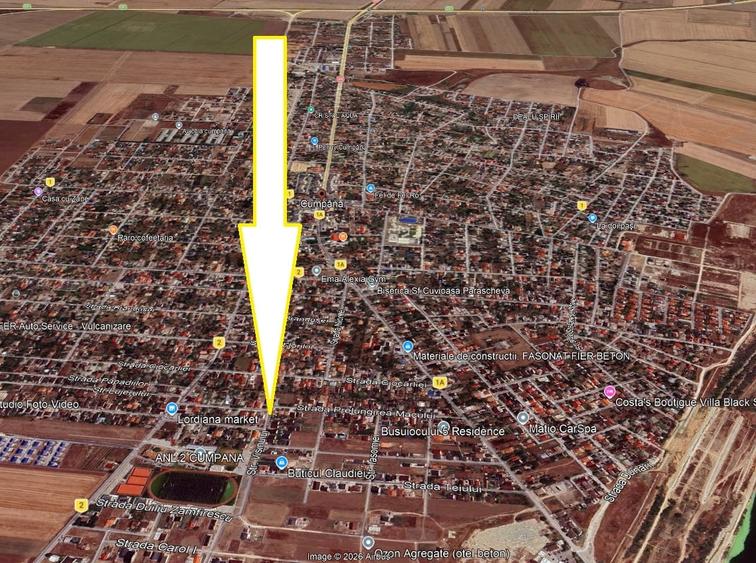 Teren Construcții intravilan de 801 mp, în Cumpăna