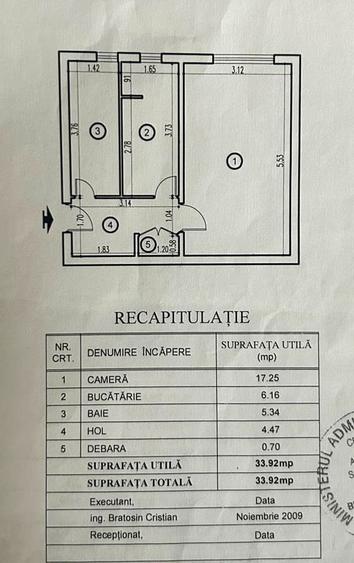 Garsonieră decomandată în Drumul Taberei