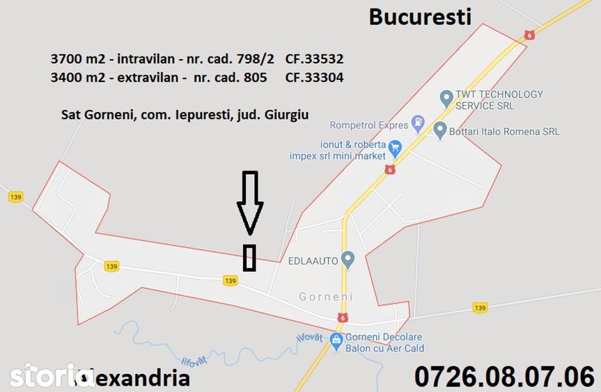 Teren de 7100 mp, în Iepurești