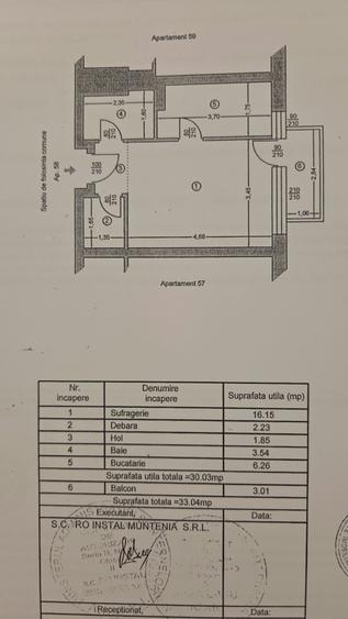 Garsonieră decomandată în Titan