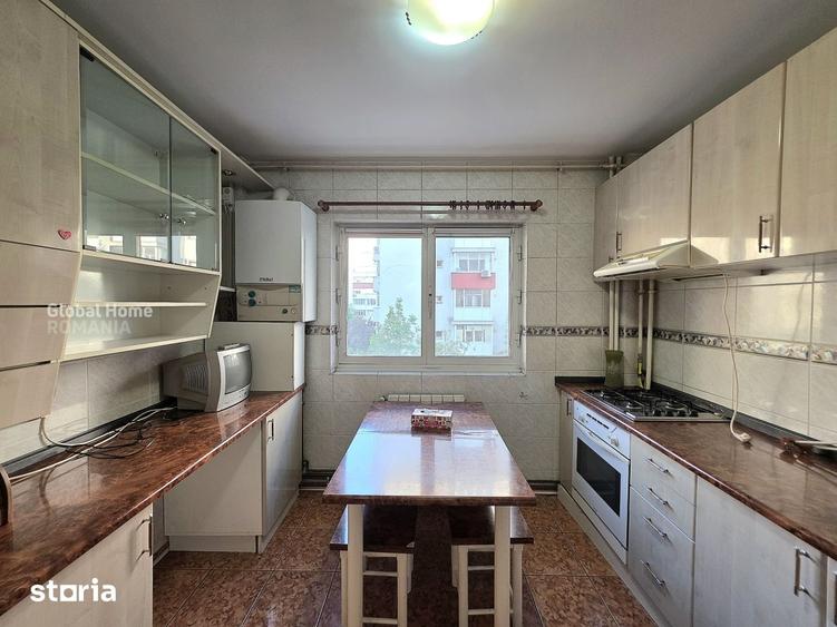 Apartament cu 2 camere semidecomandat, mobilat în Grivița