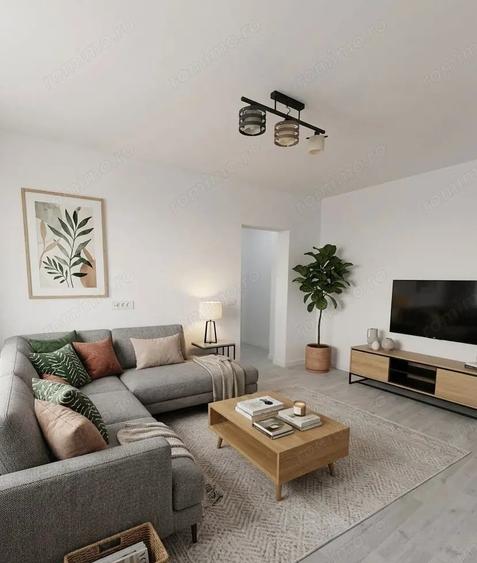 Apartament cu 2 camere decomandat, mobilat în Brâncoveanu