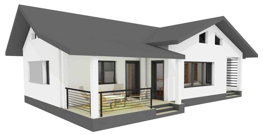 Casă cu 3 camere cu Teren 500 Mp în Letea Veche