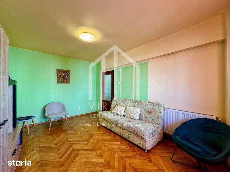 Apartament cu 2 camere decomandat în Central