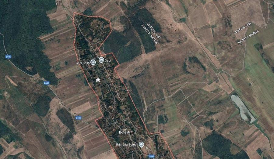 Casă cu 2 camere cu Teren 2904 Mp în Boțești