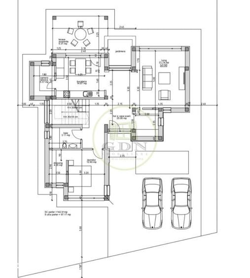 Casă cu 4 camere cu Teren 575 Mp în Cârcea