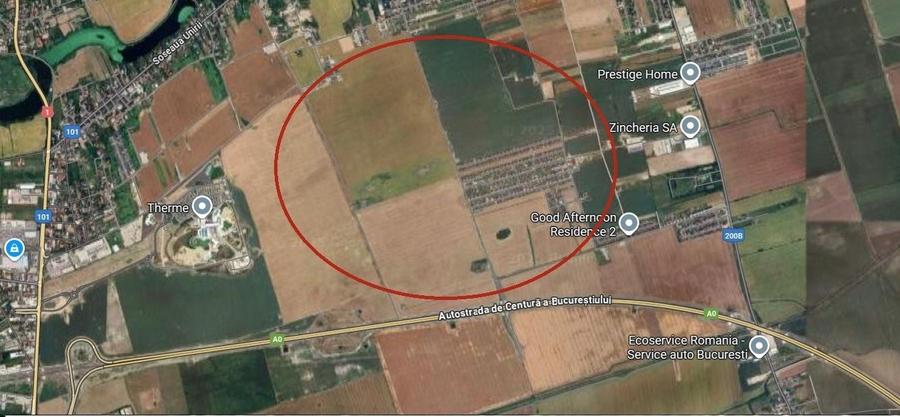 Teren agricol intravilan de 55000 mp, în Balotești