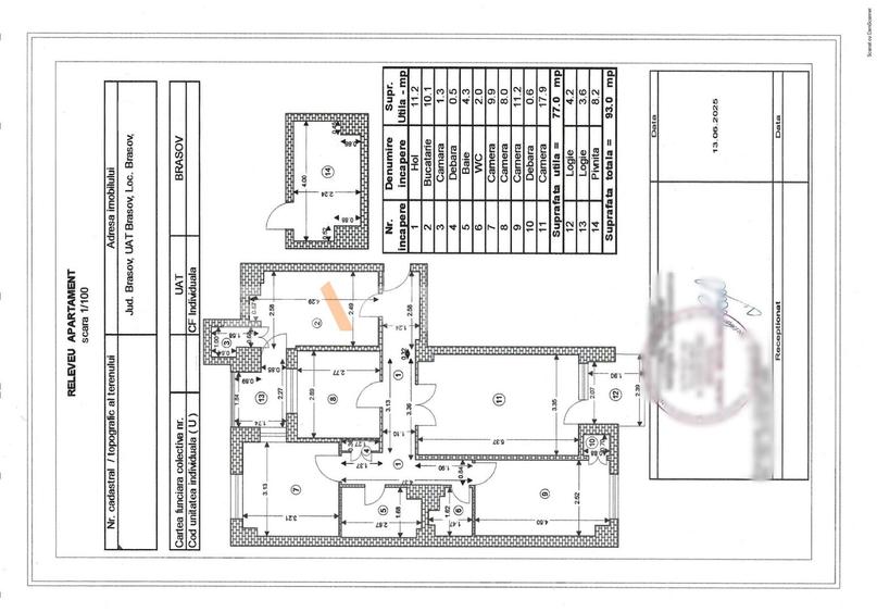 Apartament cu 4 camere decomandat, mobilat în Centrul Civic
