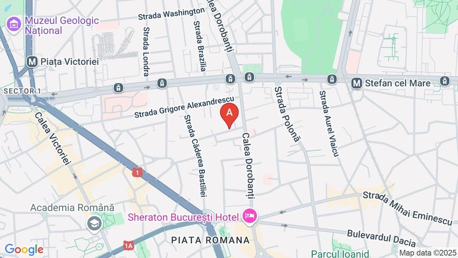 Apartament cu 2 camere decomandat, mobilat în Dorobanți
