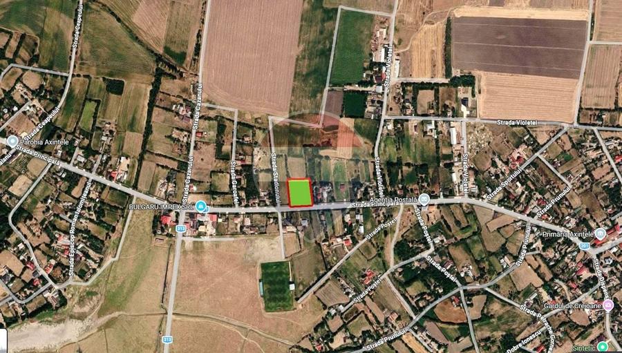 Teren Construcții intravilan de 2770 mp, în Axintele