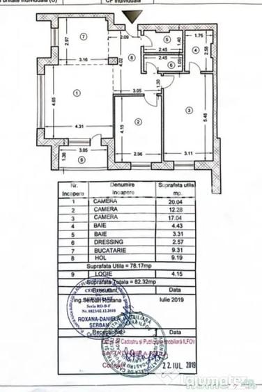 Apartament 3cam 83MP utili+64MP terasa| Matei Millo-Pipera | - 8