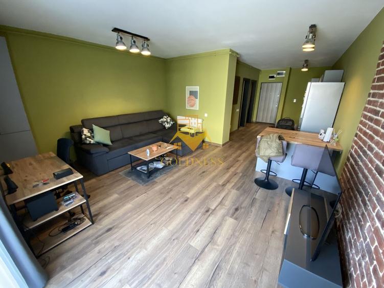 Apartament cu 2 camere semidecomandat, mobilat în Borhanci