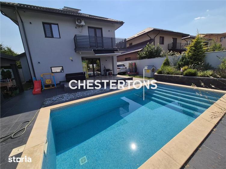 Casă cu 4 camere cu Piscina în Chiajna