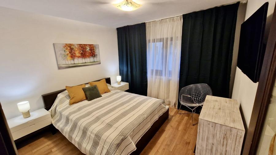 Apartament cu 2 camere semidecomandat, mobilat în Aviației