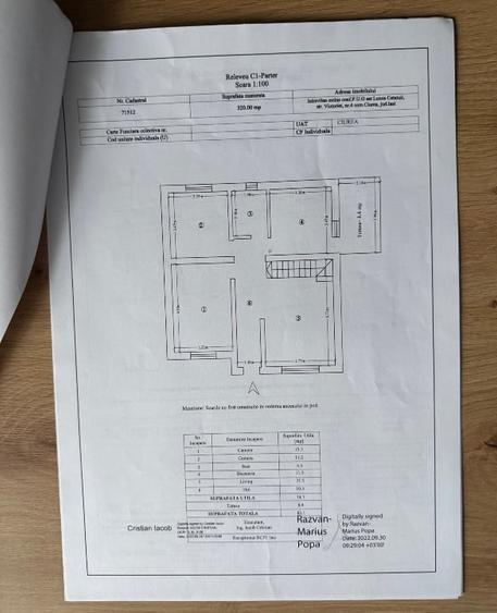Casă individuală cu 3 camere cu Garaj în Lunca Cetățuii